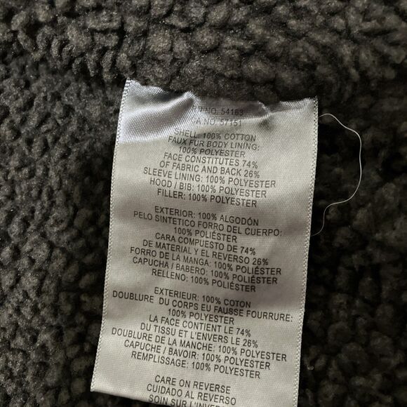 Levi's Hooded Sherpa Lined Trucker Jacket Hoodie Brown Mens L Workwear Outdoor - Picture 9 of 10